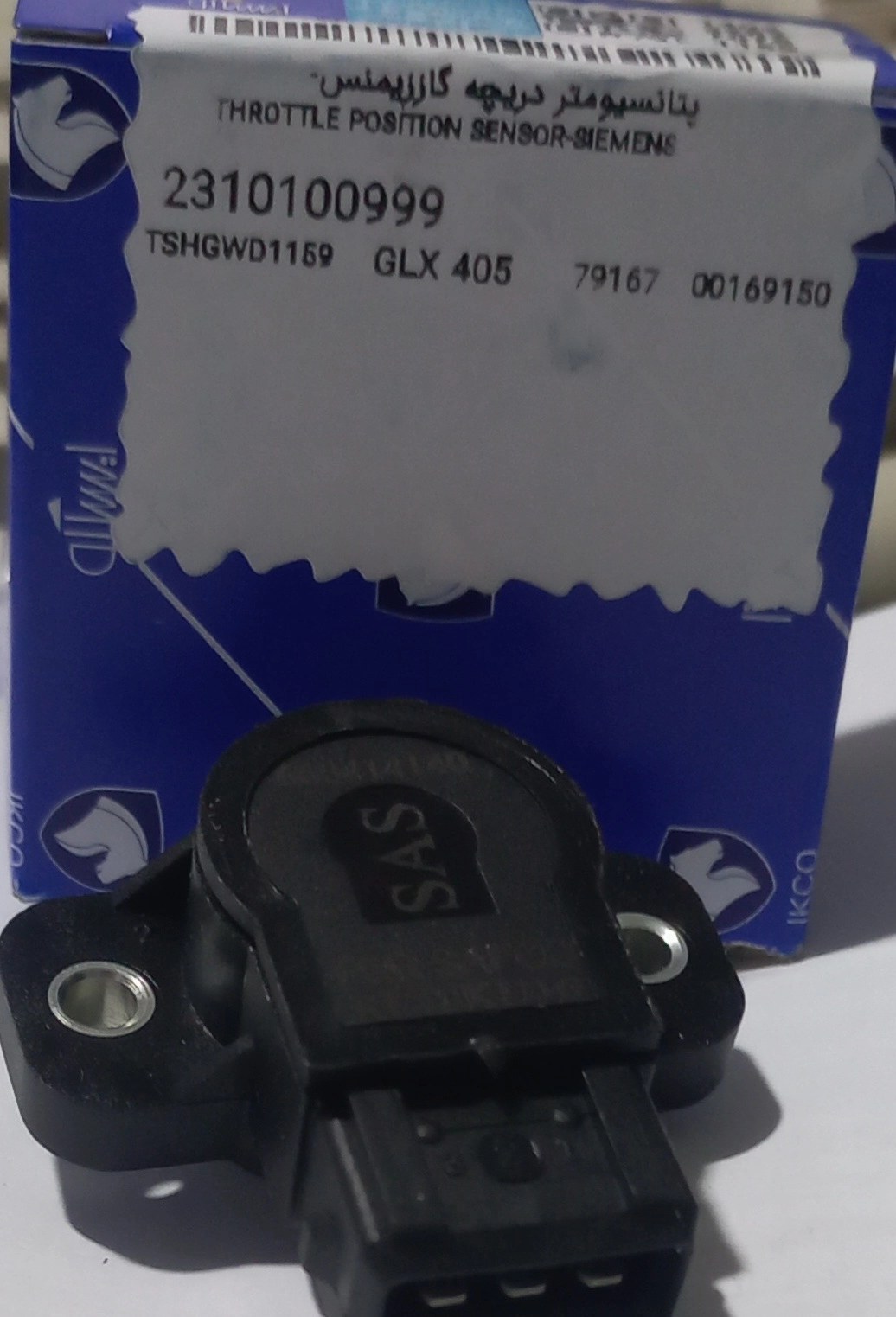 سنسور دریچه گاز زیمنس ایساکو مناسب ۴۰۵